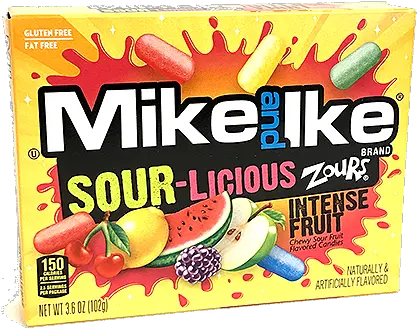  Mike U0026 Ike Sour Licious Zours 102g Mike And Ike Sour Licious Zours Png Ike Png