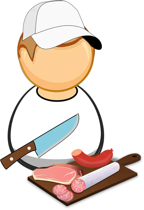  Comic Characters Cutting Board Free Vector Graphic On Pixabay Butcher Cartoon Png Cutting Board Png