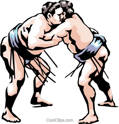  Sumo Wrestlers Royalty Free Vector Clip Art Illustration Clipart Sumo Wrestling Png Wrestling Icon