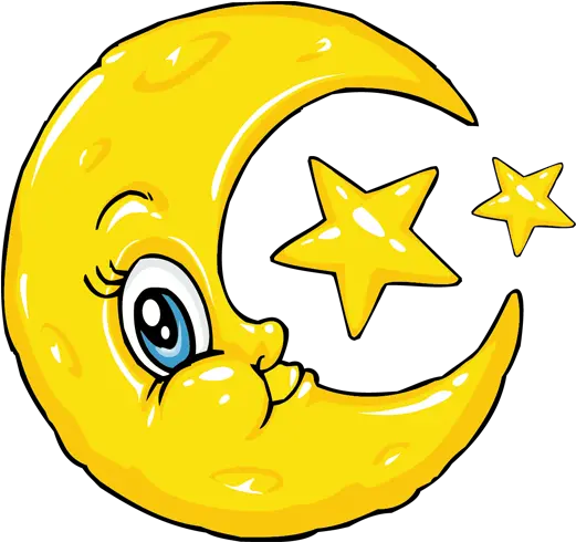  Download Kids Moon U0026 Stars Bedroom Sticker Clipart Of Moon Moon Kids Png Moon And Stars Png