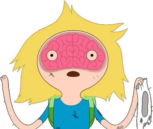  Download Finn With Brain Outline Special Model Adventure Adventure Time Finn Brain Png Brain Outline Png