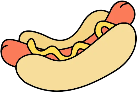  Download Hd Pizza Slice Clip Art No Background Plain Hotdog Clipart Png Hotdog Transparent