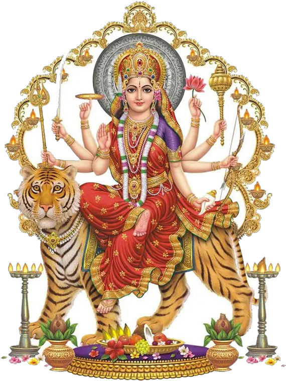  Qoya Celebrates Navratri U2014 God Jai Mata Di Png Goddess Png