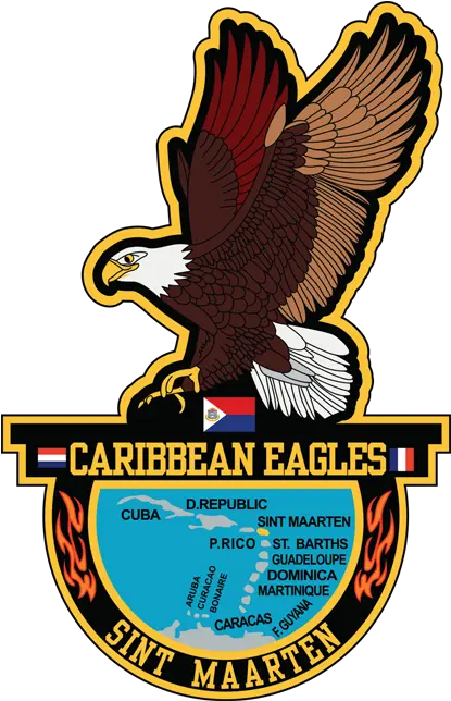  Home Of The Caribbean Eagles Caribbean Eagles St Maarten Png Eagles Logo Png