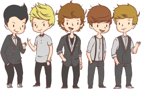  Muñequitos Png One Direction Image One Direction Cartoon Png One Direction Png