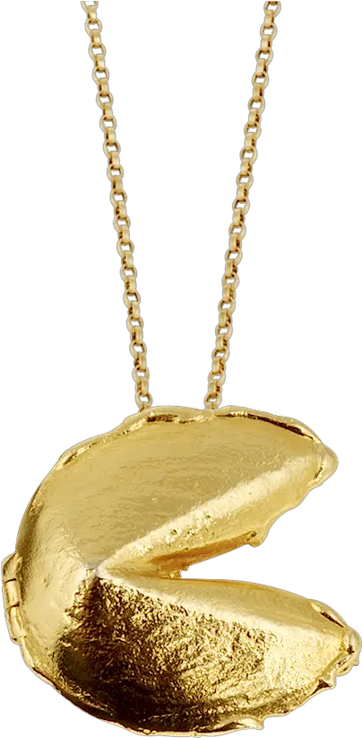  Fortune Cookie Locket 14k Png