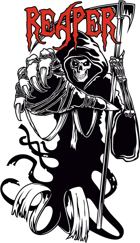  Death Tattoo Drawing Female Grim Reaper Png Death Png