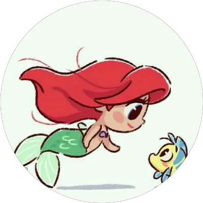  Piano Tiles Cute Little Mermaid Drawing 400x400 Png Cute Ariel Clip Art Little Mermaid Png