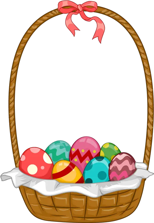  Easter Basket Bunny Png Transparent Bunnypng Easter Egg Basket Png Basket Png