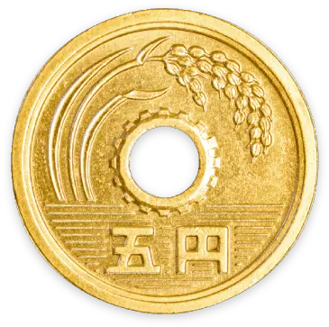  5 Yen Coin Is Used 50 Yen Coin Good Luck Png Coin Transparent