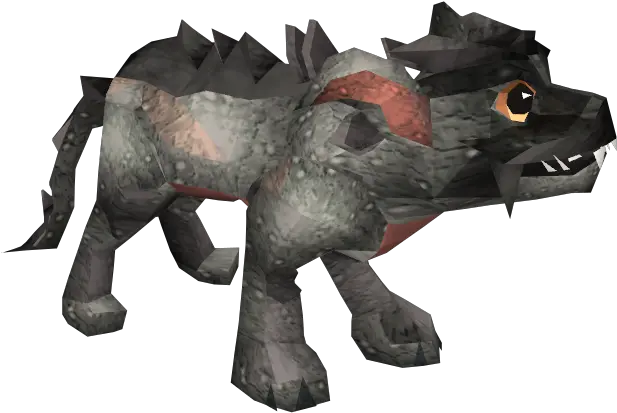  Dragon Wolf The Runescape Wiki Dragon Wolf Png Black Wolf Icon