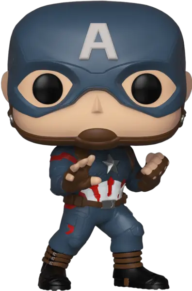  Captain America Marvel Avengers Endgame Hot Topic Exclusive Funko Pop 450 Captain America Pop Endgame Png Avengers Endgame Png