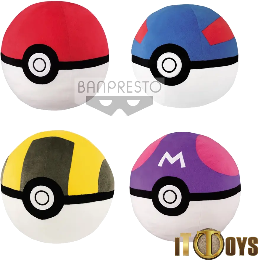  Pokemon Sun Moon Super Big Plush Pokeball Png Master Ball Png