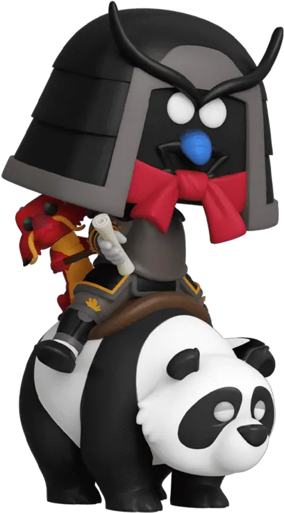  Mulan Mushu Riding Panda Funko Png Mulan Png