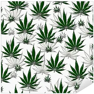  Green Marijuana Leaf Pattern Repeat Background Sticker U2022 Pixers We Live To Change Worek Zioo Png Pot Leaf Transparent Background