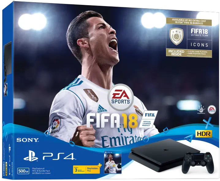  Sony To Launch Playstation 4 Fifa 18 Bundle Pack Fut Rare Playstation 4 Slim 1tb Fifa 18 Png Playstation 4 Icon Png