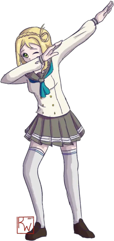  Mari Dab Lovelive Cartoon Png Dab Png