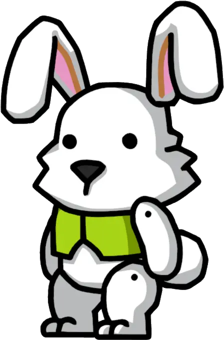  Scribblenauts Easter Bunny Transparent Png Stickpng Scribblenauts Easter Bunny Bunny Transparent