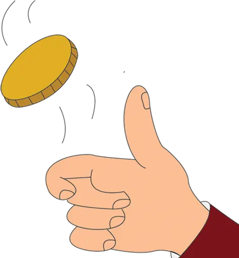  Coin Flip U2013 Apps Hand Cartoon Flipping Coin Png Coin Flip Icon