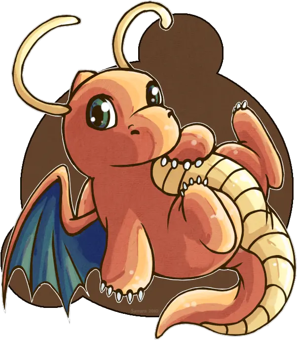  Xmas Gift A Chibi Dragonite By Fox Song Dragonite Png Dragonite Png