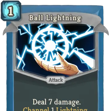  Ball Lightning Slay The Spire Wiki Fandom Slay The Spire Body Slam Png Lightning Effect Png