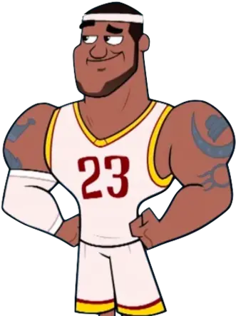  Lebron James Drawing Lebron James From Teen Titans Go Png Lebron Transparent