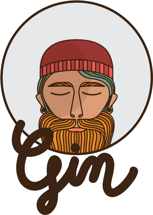  Logo Hipster Giinger Ginger Beard Png Hipster Logo