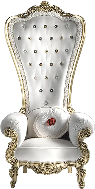  Transparent Elegant White Ornate Chait Png Picture King Throne