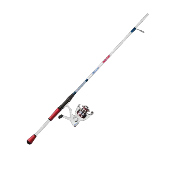  Shakespeare Ugly Stik Red And White Spinning Reel Fishing Rod Combo Cast A Fishing Line Png Fishing Reel Png