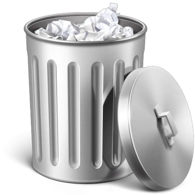  Empty Trash Icon Transparent Background Trashcan Clipart Png Garbage Png