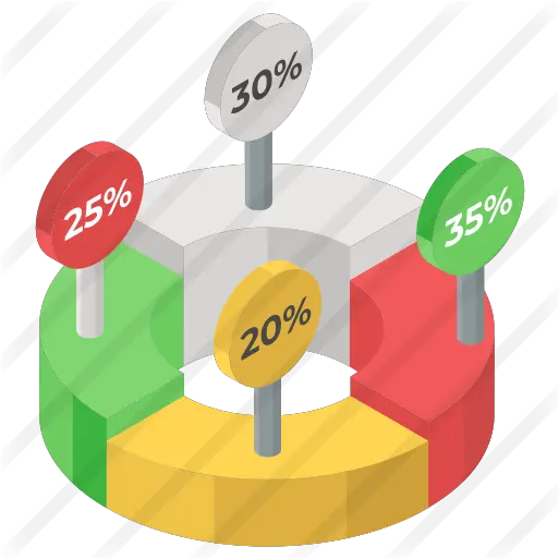  Donut Chart Sharing Png Donut Chart Icon Png