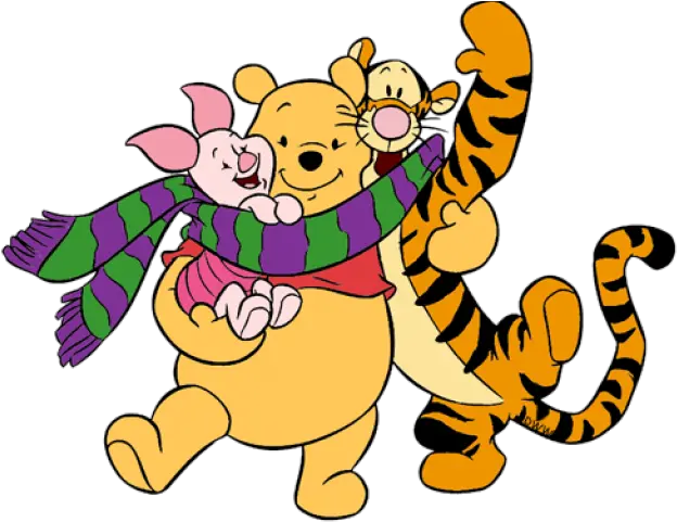  Winter Winnie The Pooh Transparent Cartoon Jingfm Winnie Pooh Tigger Piglet Png Winnie The Pooh Transparent