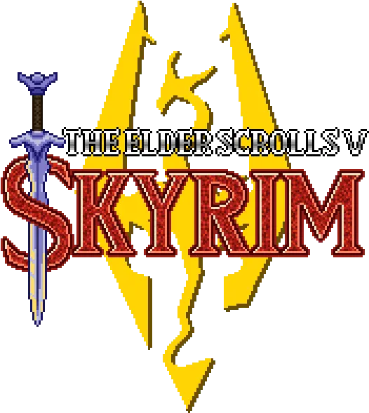  Download Skyrim Logo The Elder Scrolls V Skyrim Png Image Graphic Design Skyrim Logo Png