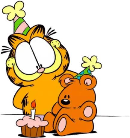  Garfield Clipart Top Chef Garfield Birthday Transparent Happy Birthday Garfield Pooky Png Garfield Png