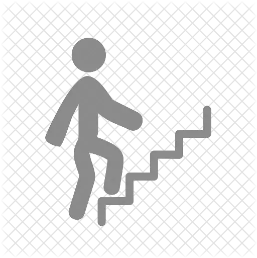  Person Climbing Stairs Icon Person Climbing Steps Clipart Png Stairs Png