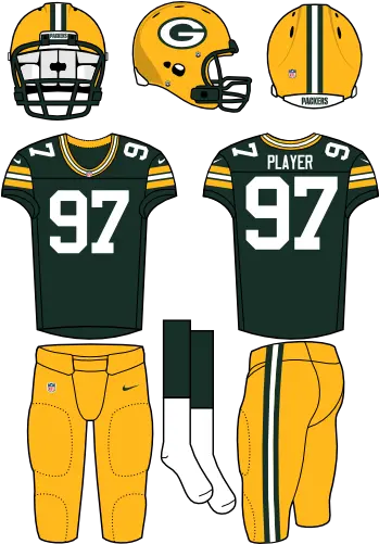  Green Bay Packers Uniform New York Jets Home Uniform Green Bay Packers Uniform Png Packers Png