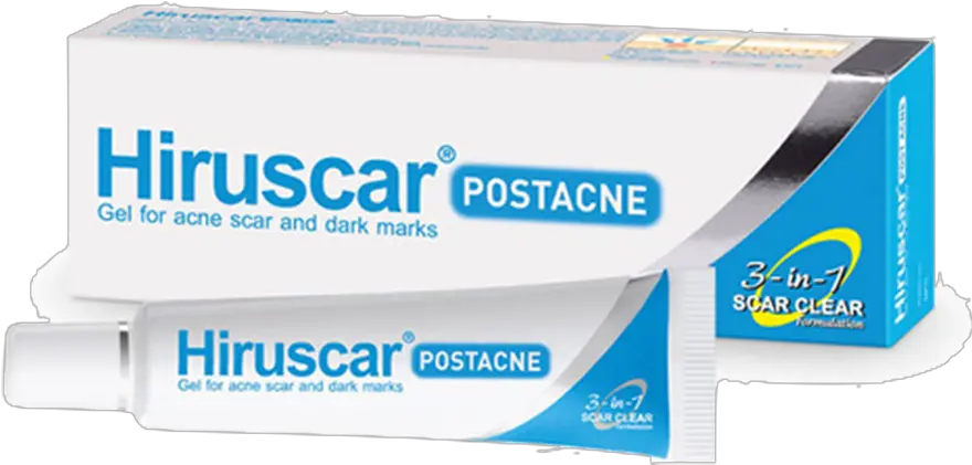  Details About 10g Hiruscar Post Acne 3 In1 Scar Clear Gel For Treat Acne Scar And Dark Marks Horizontal Png Scar Transparent