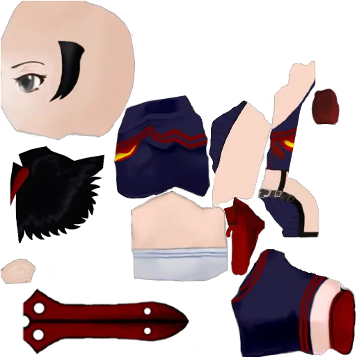  Ryuko Matoi Attack Imgur Cartoon Png Ryuko Matoi Png