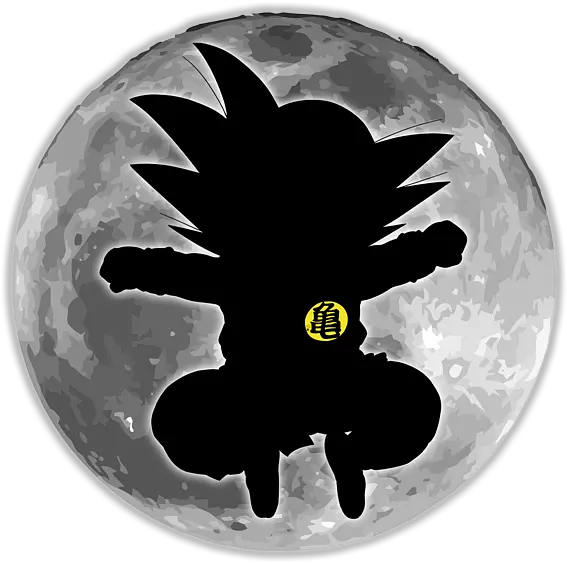  Goku N Moon Duvet Cover Fictional Character Png Goku Logo