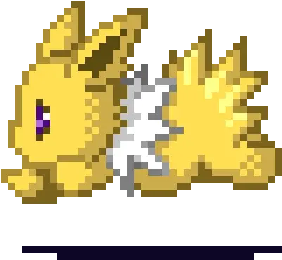  Pokemon Jolteon Eeveelution Pokemon Cute Pixel Gif Png Pikachu Gif Transparent