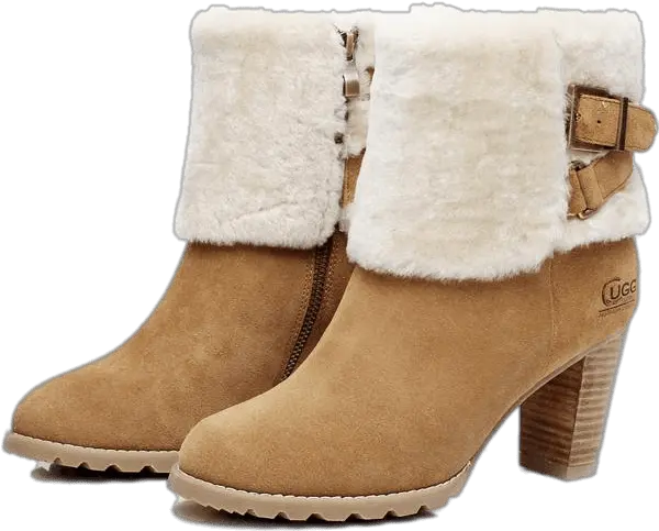  High Heel Belt Ugg Boots Transparent Ugg Boots With Heel Png High Heel Png