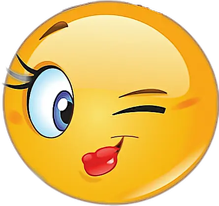  Emoji Wink Flirty Sticker Flirty Wink Eye Emoji Png Wink Emoji Png