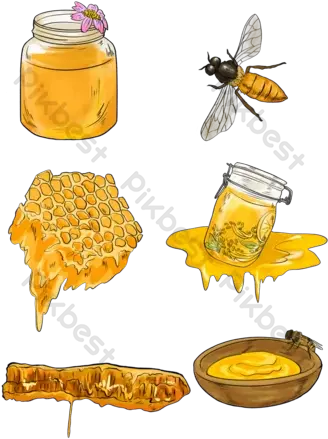  Honey Vector Templates Free Psd U0026 Png Download Madu Vector Honey Dripping Png