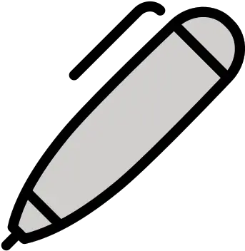  Pen Emoji Png Short Pencil Icon Black And White