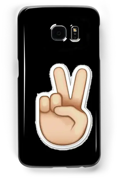  Download Sign Emoji Samsung Smartphone Png Peace Sign Emoji Png