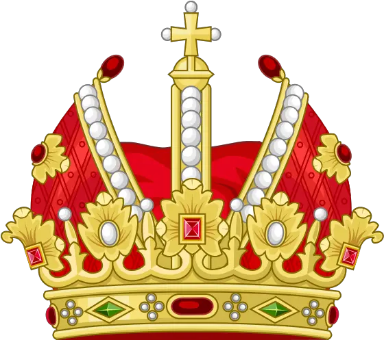  Fileheraldic Imperial Crown Gules Mitresvg Wikimedia Holy Roman Empire Crest Png Prince Crown Png