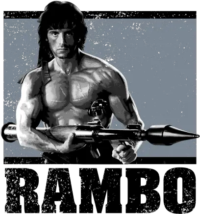  Nntshirt Rambo Poster Png Predator Folder Icon