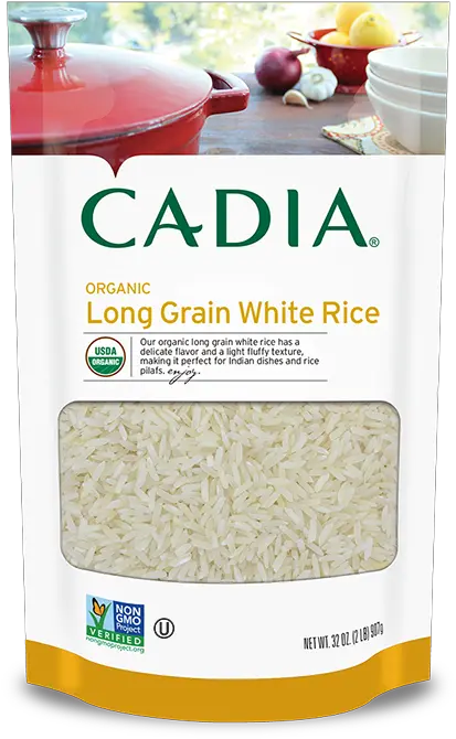  Cadia Organic Long Grain White Rice 1source Cadia Png Grain Texture Png