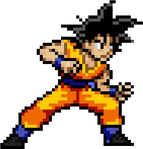  Goku Dragon Ball Pixel Art Clipart Full Size Clipart Victoria Png Goku Transparent Background