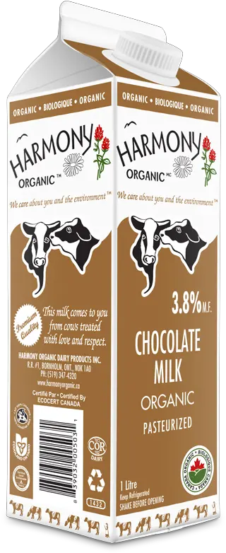  Product Details Harmony Organic Chocolate Milk Png Chocolate Milk Png